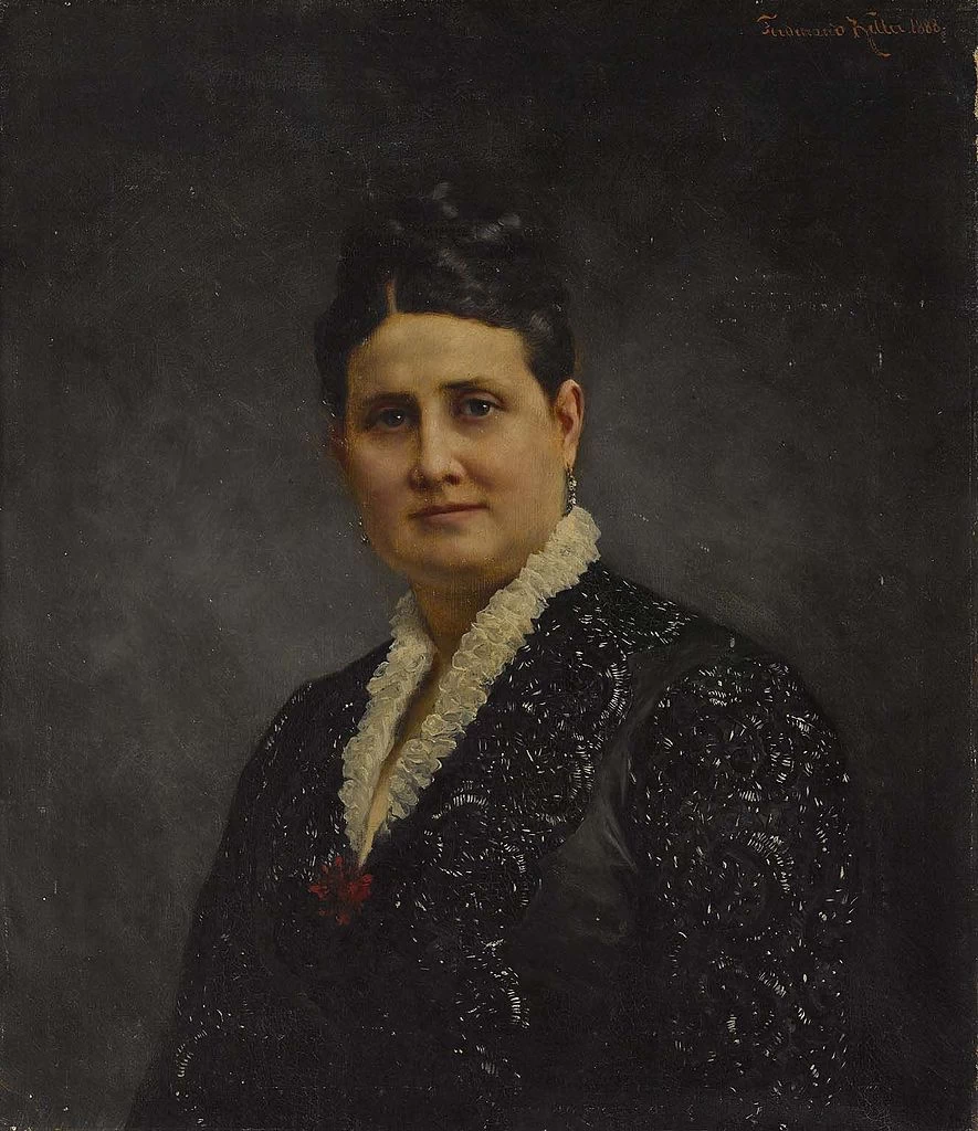 Ritratto di donna nel 1888